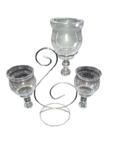 Picture of CENTERPEICES - SILVER - 3 GLASS